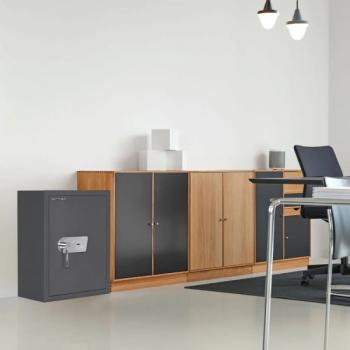 Rottner Kurzwaffentresor EN-1 KWT-65 Doppelbartschloss anthrazit S00361
